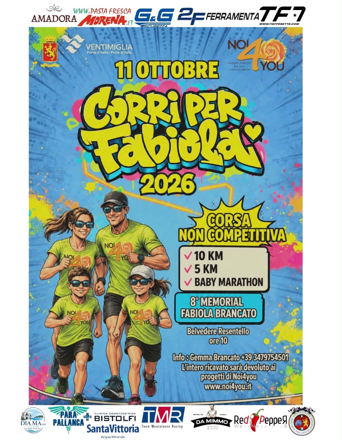 Corri per fabiola 2026 Corri per fabiola 2026